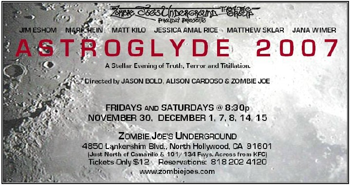 ASTROGLYDE 2007 - A stellar Evening of Truth & Terror & Titillation